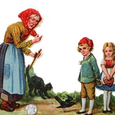 antikes Glanzbild - © Foto Sylvia Wentzlau