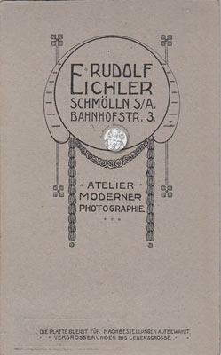 Carte de Visite, 1900