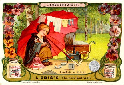 Liebig-Serie Nr. 597, Jugendzeit - aus meiner Sammlung