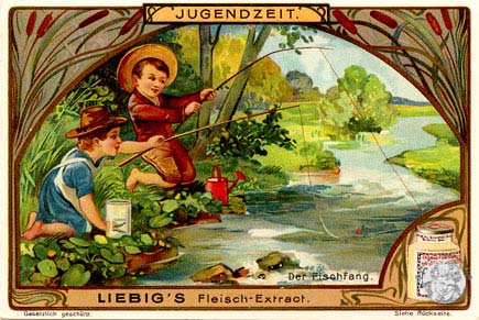 Liebig-Serie Nr. 597, Jugendzeit - aus meiner Sammlung