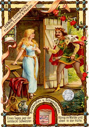 Liebig-Serie Nr. 423, Brüderchen und Schwesterchen, erschienen 1899