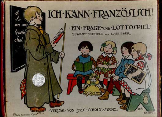 Frage- und Lottospiel, um 1900