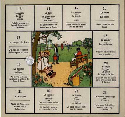 Frage- und Lottospiel, um 1900