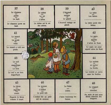 Frage- und Lottospiel, um 1900