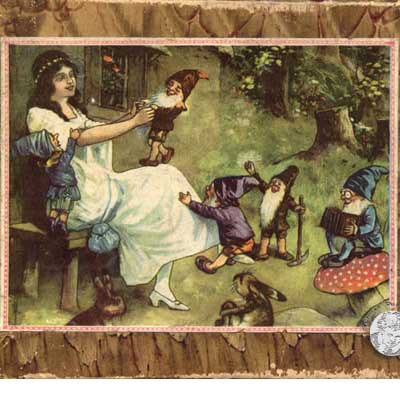 antikes Märchen-Würfelpuzzle