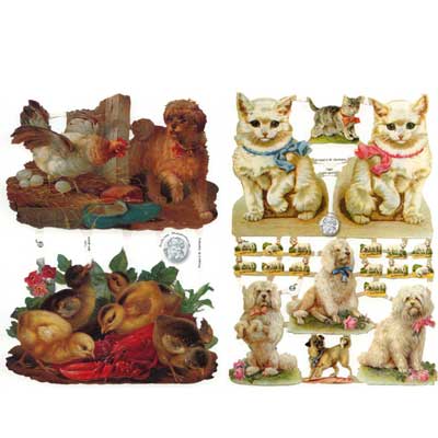 li. Bogen 7090 mit Glitzer, re. 7067, Genehmigung liegt vor