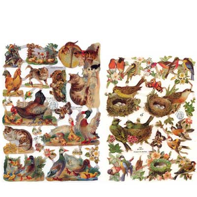 li. Bogen 7165 mit Glitzer, re. 7069, Genehmigung liegt vor