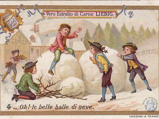 Liebig-Serie Kinder im Schnee - Bild 4