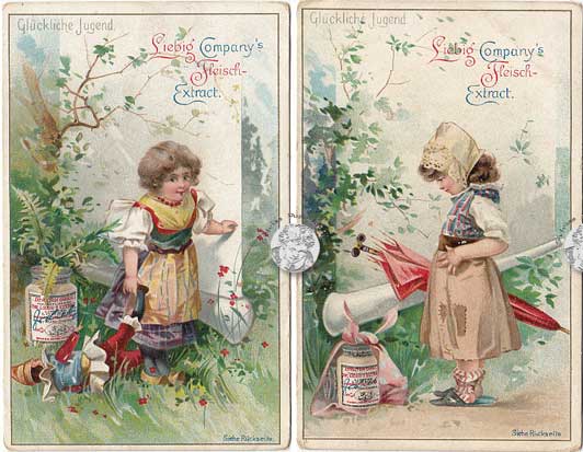 Liebig Serie S 558/A 399, Glückliche Jugend, 1898