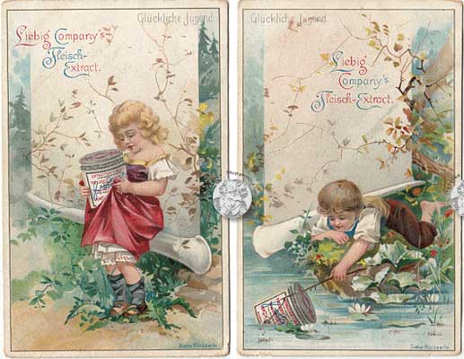 Liebig Serie S 558/A 399, Glückliche Jugend, 1898