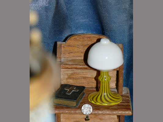 antike Gründerzeitstube mit Biedermeiersekretär