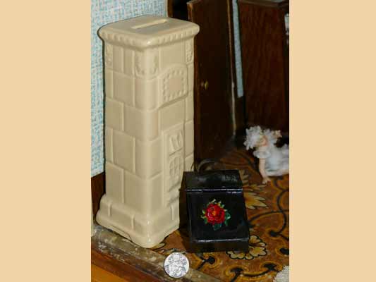 antike Puppenstube von vor 1920