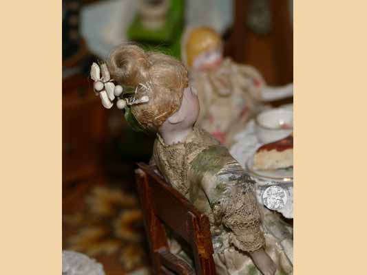 antike Puppenstube von vor 1920