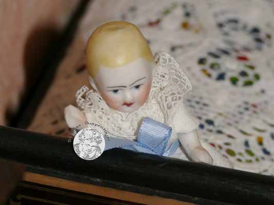 antike Puppenstube von vor 1920