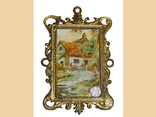 antike Puppenstube von vor 1920