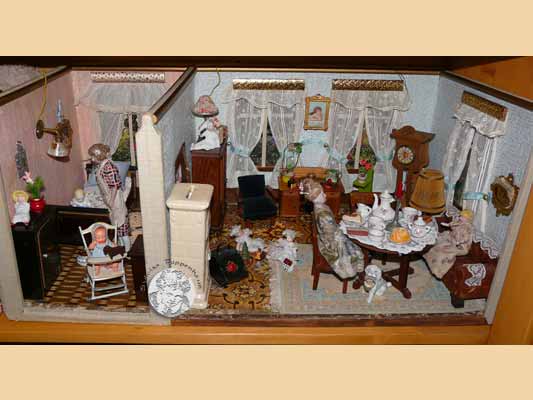 antike Puppenstube von vor 1920 - Bild 1