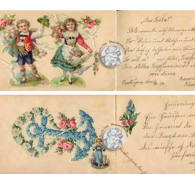 antikes Poesielalbum von 1900