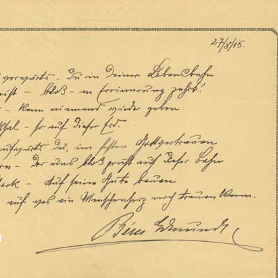 antikes Poesielalbum von 1907 - 1920