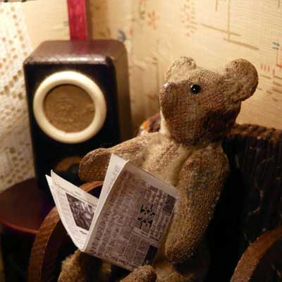 antike Puppenstube aus den 30er Jahren