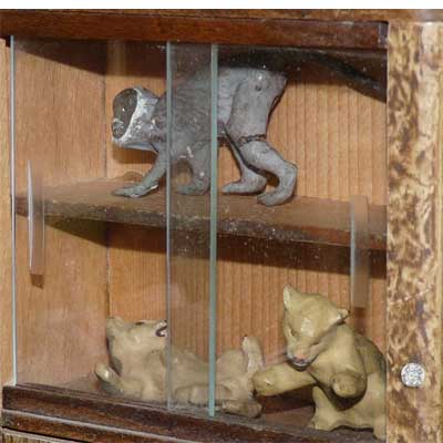 antike Puppenschule aus den 30er Jahren