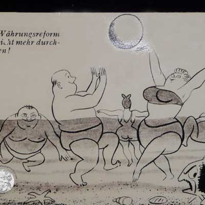 Witzzeichnung Bundesrepublik 1950