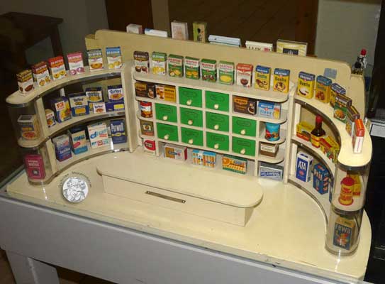 Kaufladen aus den 60er Jahren