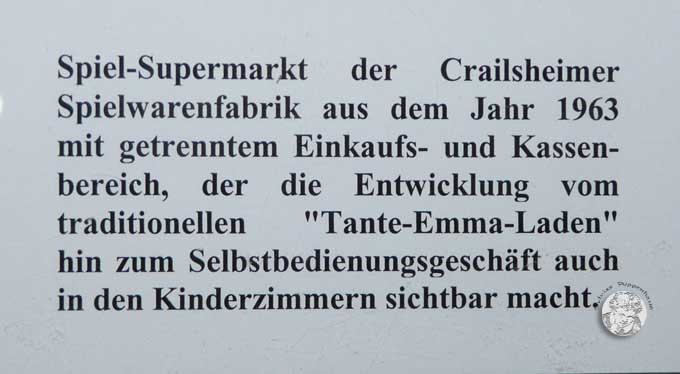 Crailsheimer Spielwarenfabrik, Spiel-Supermarkt, 1963