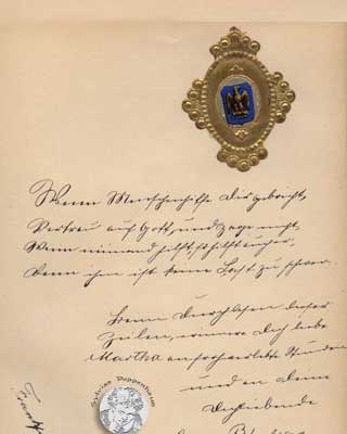 antikes Poesielalbum von 1879 - 1889