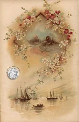 antikes Poesielalbum von 1879 - 1889