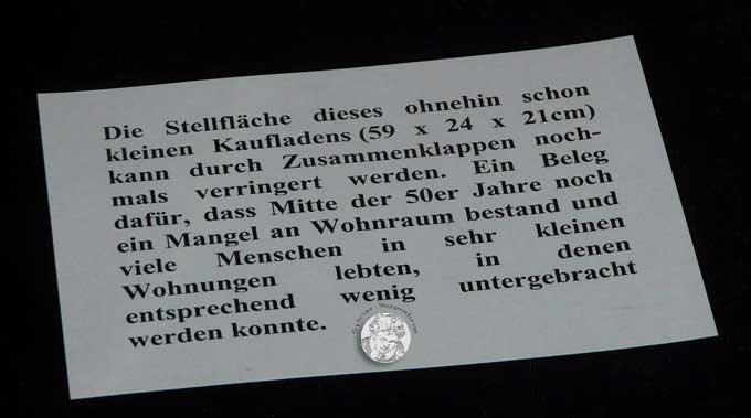 zusammenklappbarer Kaufmannsladen