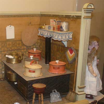 Küche 2. Hälfte 19. Jh. - Ausstattung im Stile einer Gutshofküche