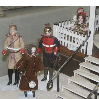 Karussell, Eigenbau des Geigenbaumeisters Fredo Curtius aus Gotha, um 1920