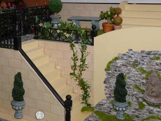 Der Garten vom Burghley Basement