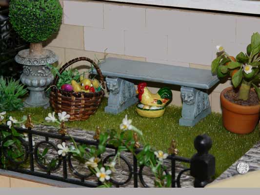 Der Garten vom Burghley Basement