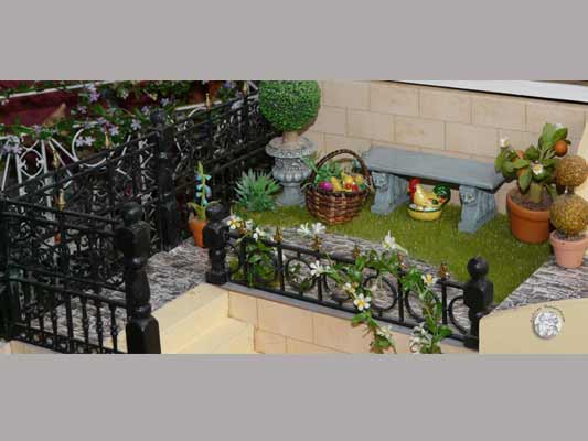 Der Garten vom Burghley Basement