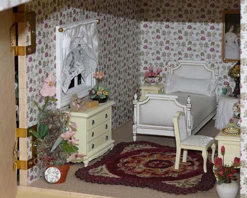 Das Schlafzimmer im Burghley Basement