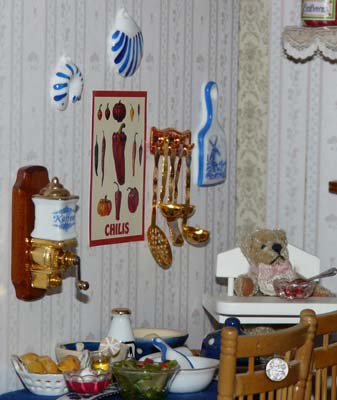 Omis Reich - die Küche, Zimmer unten rechts