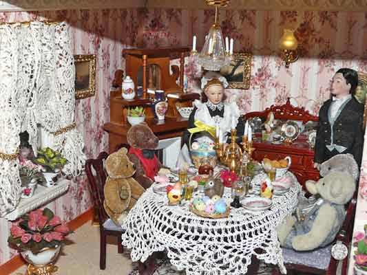 Die Ostertafel ist gedeckt