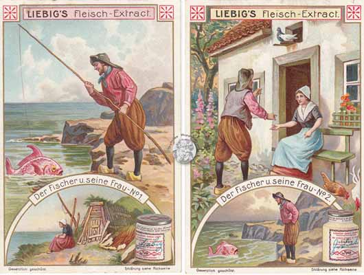 Liebig-Serie Der Fischer und seine Frau