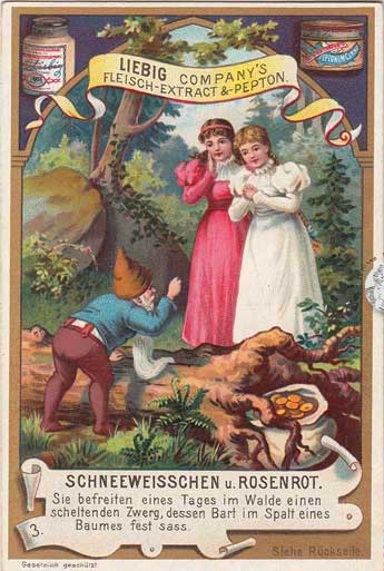 Liebig-Serie Schneeweisschen und Rosenrot