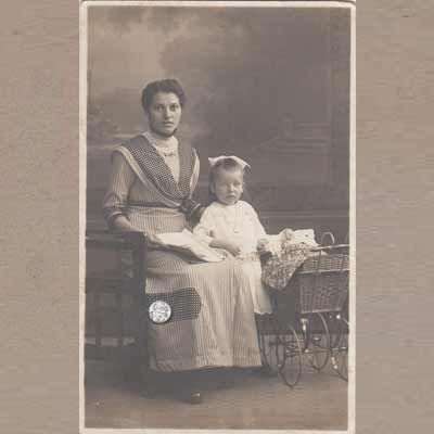 Fotopostkarte, um 1900