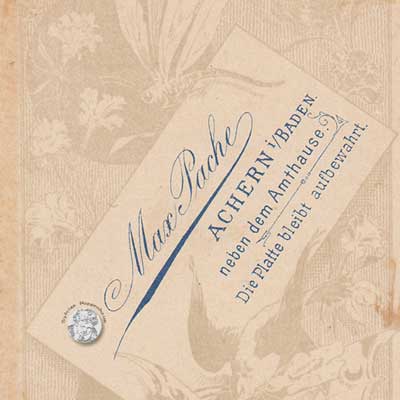 Carte de Visite, vor 1900