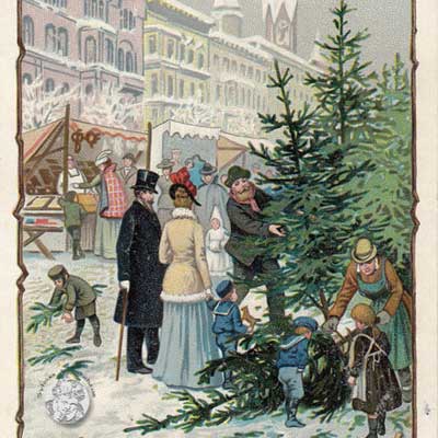 Geschichte vom Weihnachtsbaum, Serie 499/656, 1901