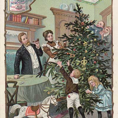 Geschichte vom Weihnachtsbaum, Serie 499/656, 1901