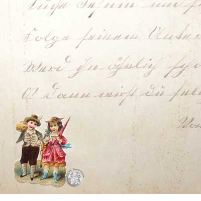 antikes Poesielalbum ab 1878