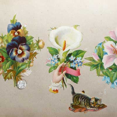 antikes Poesielalbum ab 1878