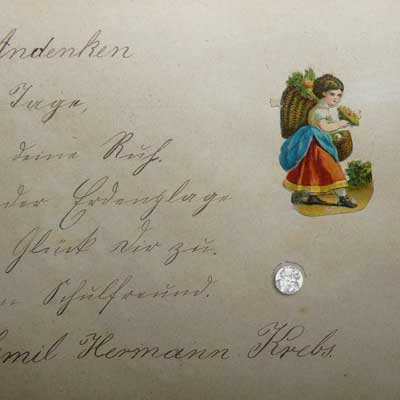 antikes Poesielalbum ab 1878