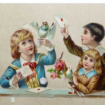 antikes Poesielalbum ab 1878