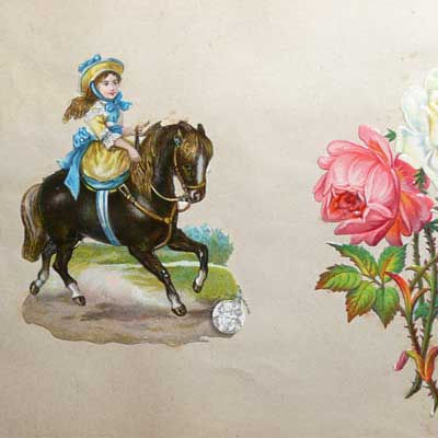 antikes Poesielalbum ab 1878