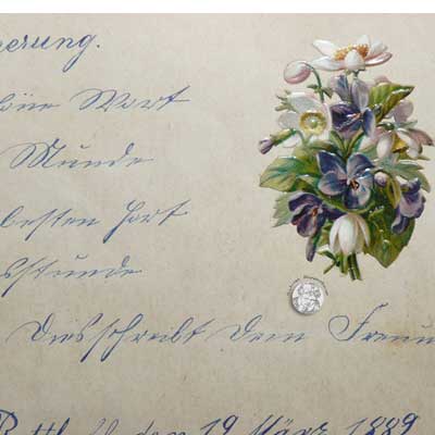 antikes Poesielalbum ab 1878